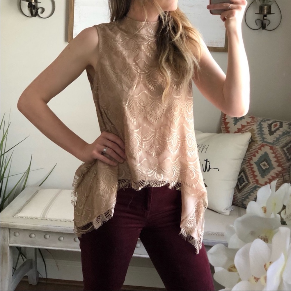 On Twelfth Nordstrom Lace Blouse